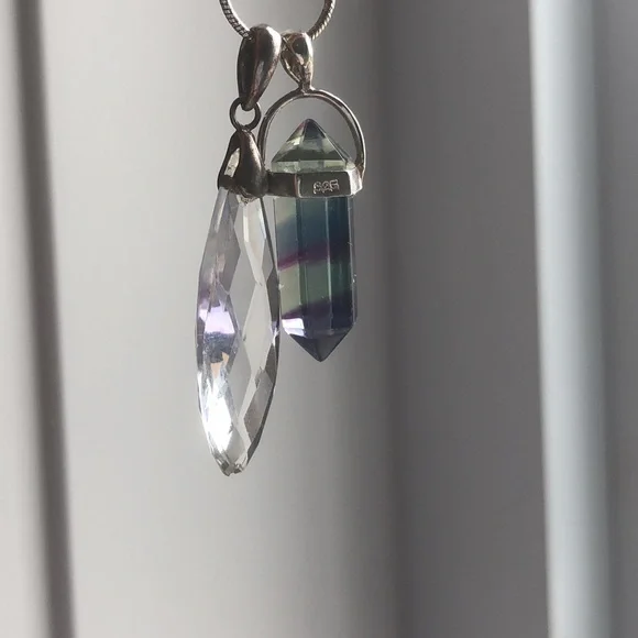 Silver Crystal Pendants - Picture 7 of 8